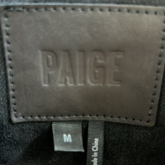 PAIGE denim jacket in black size medium. - Picture 3 of 3